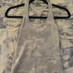 Gray Camouflage lululemon Tank Top